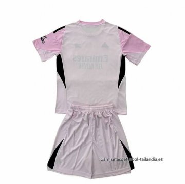 Camiseta Arsenal Portero Nino 2025-2026 Rosa