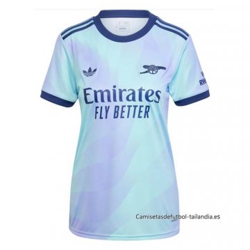 3ª Camiseta Arsenal Mujer 2024-2025 3ª Camiseta Arsenal Mujer 2024-2025