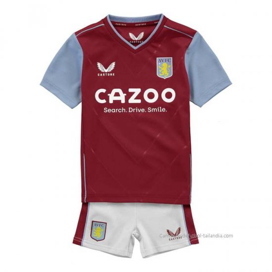 1ª Camiseta Aston Villa Nino 2022-2023 - Haga un click en la imagen para cerrar