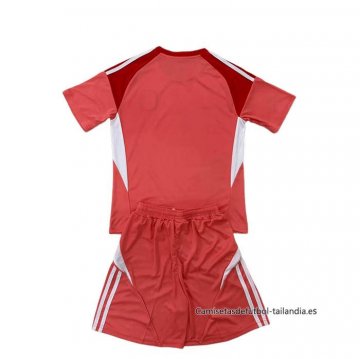Camiseta Aston Villa Portero Nino 2025-2026 Rojo