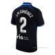 2ª Camiseta Atletico Madrid Jugador J.M.Gimenez 2022-2023