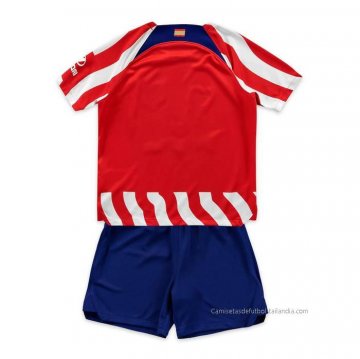 1ª Camiseta Atletico Madrid Nino 2022-2023