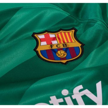 Camiseta Barcelona Portero Manga Larga 2023-2024 Verde
