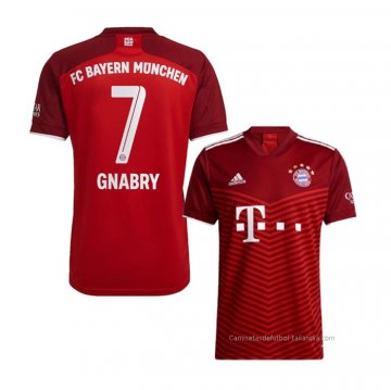 1ª Camiseta Bayern Munich Jugador Gnabry 2021-2022 1ª Camiseta Bayern Munich Jugador Gnabry 2021-2022
