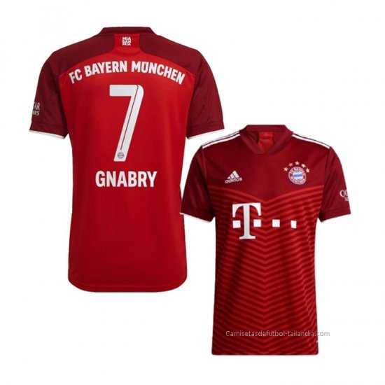 1ª Camiseta Bayern Munich Jugador Gnabry 2021-2022 - Haga un click en la imagen para cerrar