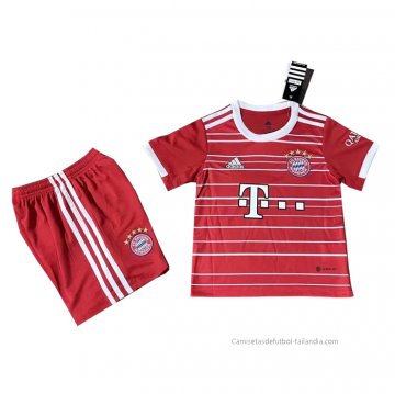 1ª Camiseta Bayern Munich Nino 2022-2023 1ª Camiseta Bayern Munich Nino 2022-2023