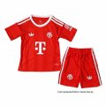 Camiseta Bayern Munich Portero Nino 2025-2026 Rojo