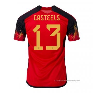 1ª Camiseta Belgica Jugador Casteels 2022 1ª Camiseta Belgica Jugador Casteels 2022
