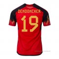 1ª Camiseta Belgica Jugador Dendoncker 2022
