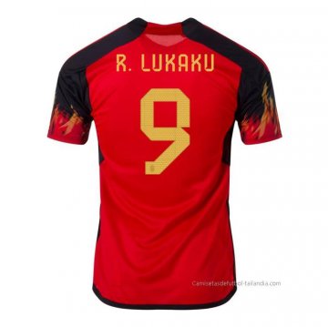 1ª Camiseta Belgica Jugador R.Lukaku 2022 1ª Camiseta Belgica Jugador R.Lukaku 2022