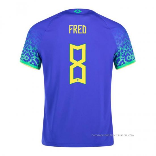 2ª Camiseta Brasil Jugador Fred 2022 - Haga un click en la imagen para cerrar