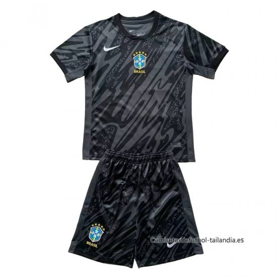 2ª Camiseta Brasil Portero Nino 2024 - Haga un click en la imagen para cerrar