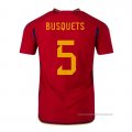 1ª Camiseta Espana Jugador Busquets 2022