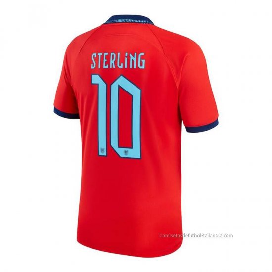 2ª Camiseta Inglaterra Jugador Sterling 2022 - Haga un click en la imagen para cerrar