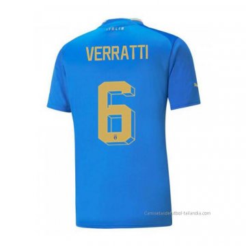 1ª Camiseta Italia Jugador Verratti 2022 1ª Camiseta Italia Jugador Verratti 2022