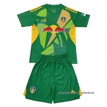 1ª Camiseta Leeds United Portero Nino 2024-2025 1ª Camiseta Leeds United Portero Nino 2024-2025