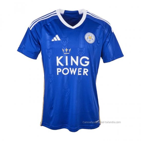 1ª Camiseta Leicester City 2023-2024 - Haga un click en la imagen para cerrar