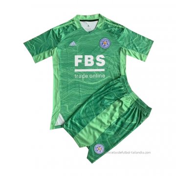Camiseta Leicester City Portero 2021-2022 Verde Camiseta Leicester City Portero 2021-2022 Verde