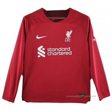 1ª Camiseta Liverpool Manga Larga 2022-2023 1ª Camiseta Liverpool Manga Larga 2022-2023