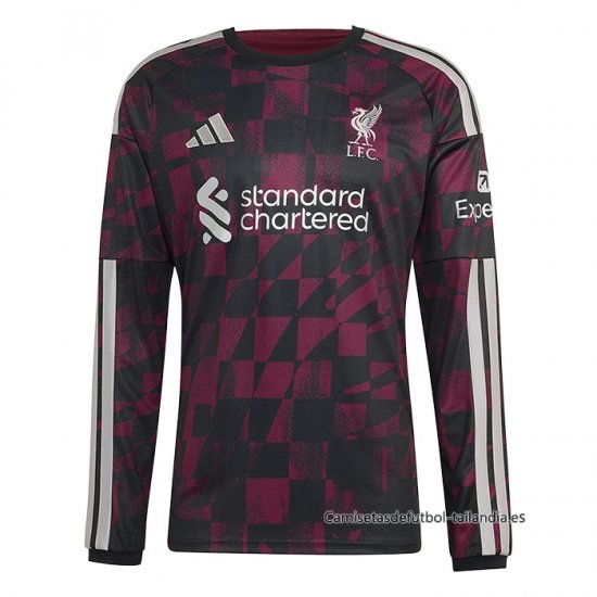 3ª Camiseta Liverpool Manga Larga 2026-2027 - Haga un click en la imagen para cerrar