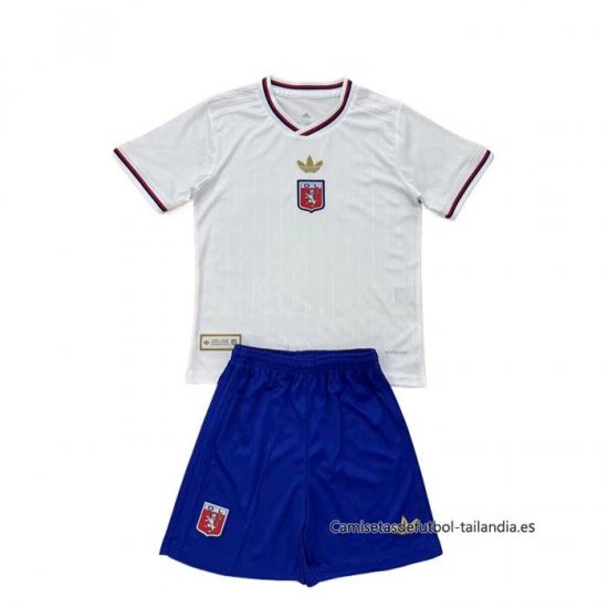 Camiseta Lyon Anniversary Nino 2024-2025 Blanco - Haga un click en la imagen para cerrar
