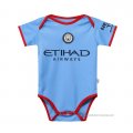 1ª Camiseta Manchester City Bebe 2022-2023