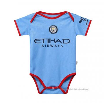 1ª Camiseta Manchester City Bebe 2022-2023