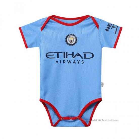 1ª Camiseta Manchester City Bebe 2022-2023 - Haga un click en la imagen para cerrar