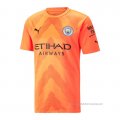 Camiseta Manchester City Portero 2022-2023 Naranja