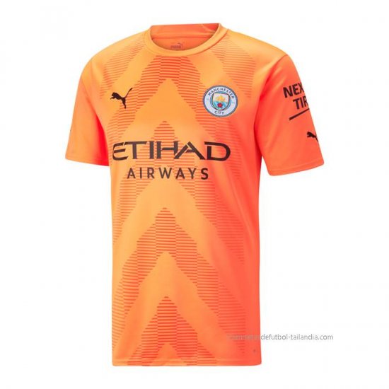 Camiseta Manchester City Portero 2022-2023 Naranja - Haga un click en la imagen para cerrar