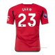 1ª Camiseta Manchester United Jugador Shaw 2023-2024