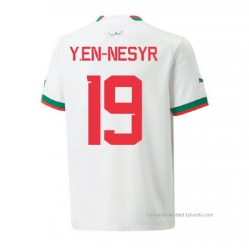 2ª Camiseta Marruecos Jugador Y.En-Nesyri 2022 2ª Camiseta Marruecos Jugador Y.En-Nesyri 2022