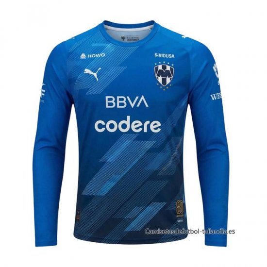 Camiseta Monterrey Special Manga Larga 2025-2026 Azul - Haga un click en la imagen para cerrar