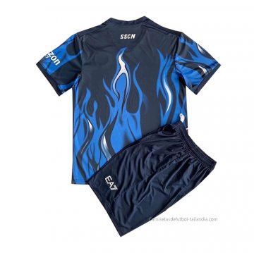 Camiseta Napoli EA7 3ª Nino 2021-2022