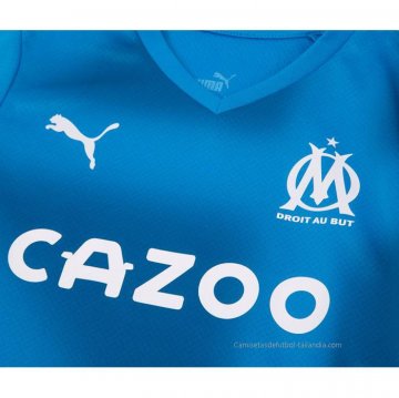 3ª Camiseta Olympique Marsella Nino 2022-2023