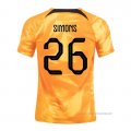 1ª Camiseta Paises Bajos Jugador Simons 2022