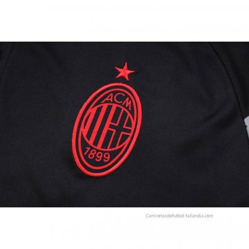 Camiseta Polo del AC Milan 2023-2024 Negro