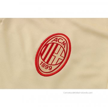 Camiseta Polo del AC Milan 2021-2022 Amarillo