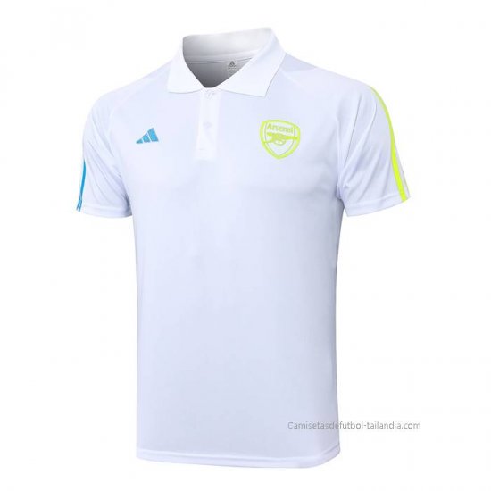Camiseta Polo del Arsenal 2023-2024 Blanco - Haga un click en la imagen para cerrar