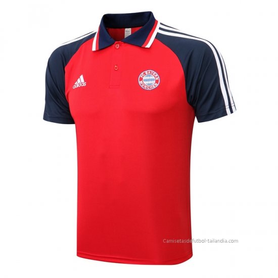 Camiseta Polo del Bayern Munich 2021-2022 Rojo - Haga un click en la imagen para cerrar