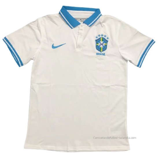 Camiseta Polo del Brasil 2021 Blanco - Haga un click en la imagen para cerrar