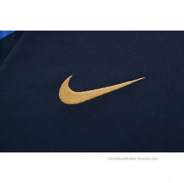 Camiseta Polo del Francia 2022-2023 Azul Oscuro