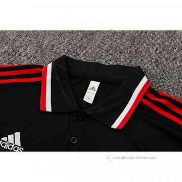 Camiseta Polo del Manchester United 2021-2022 Negro
