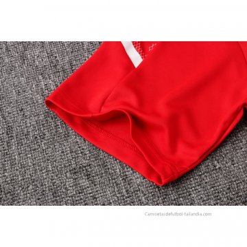 Camiseta Polo del Manchester United UCL 2021-2022 Rojo