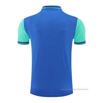 Camiseta Polo del Olympique Marsella 2022-2023 Azul y Verde