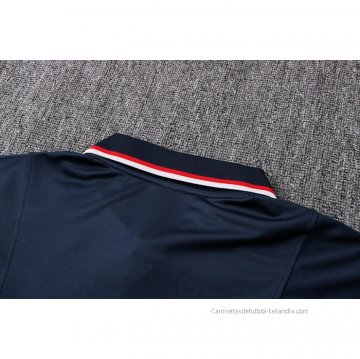 Camiseta Polo del Paris Saint-Germain 2021-2022 Azul