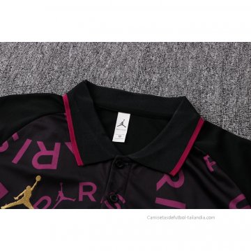 Camiseta Polo del Paris Saint-Germain Jordan 2021-2022 Purpura