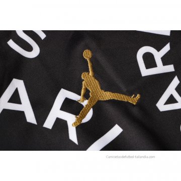 Camiseta Polo del Paris Saint-Germain Jordan 2021-2022 Negro