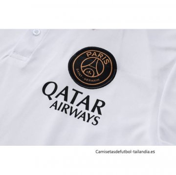 Camiseta Polo del Paris Saint-Germain Jordan 2024-2025 Blanco