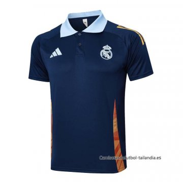 Camiseta Polo del Real Madrid 2024-2025 Azul Camiseta Polo del Real Madrid 2024-2025 Azul